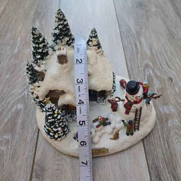 Thomas Kinkade Everett's Cottage house 1998 lighted teleflora collectible batter - Picture 11 of 14